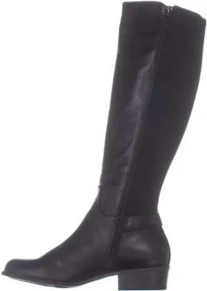 Alfani Womens Kallumm Fabric Round Toe Mid-Calf Fashion Boots