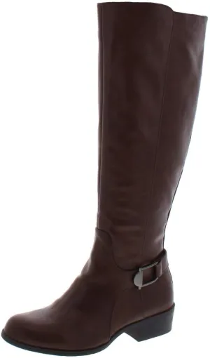 Alfani Womens Kallumm Fabric Round Toe Mid-Calf Fashion Boots