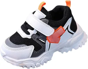 Boys Girls Sneakers Kids Soft Tennis Running Shoes Athletic Sport Gym Lightweight Breathable Outdoor School Shoes