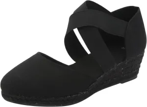 Espadrille Wedge Sandals Women Closed Toe Ankle Strap Retro Comfy Platform Sandals 2024 Fashion Trendy Stylish Summer Dress Shoes