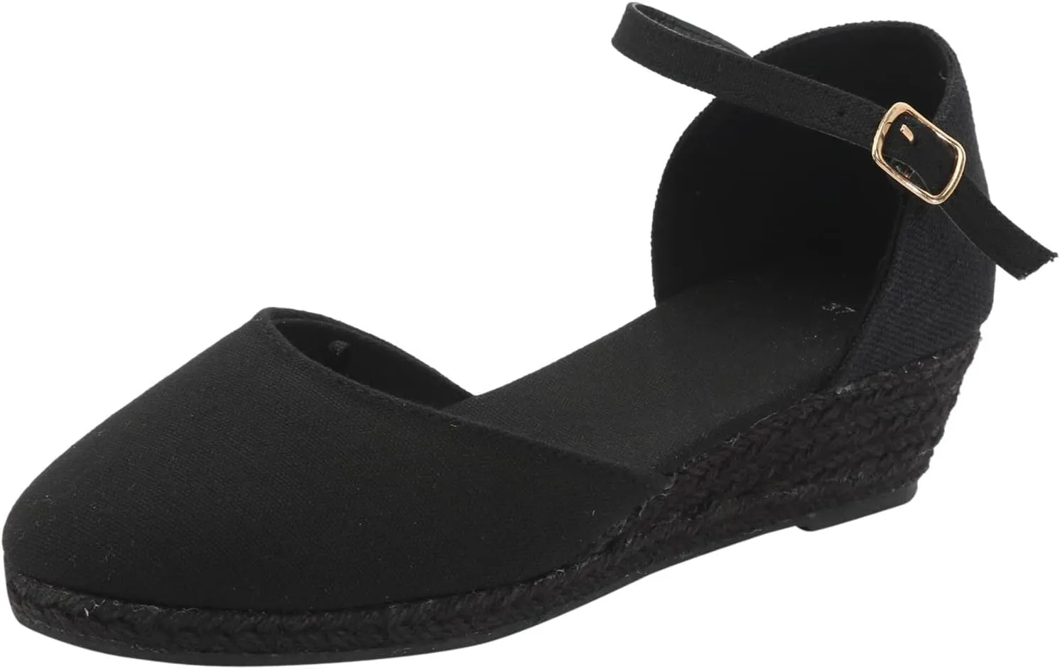 Espadrille Wedge Sandals Women Closed Toe Ankle Strappy Vintage Lightweight Platform Sandals Heels Party Bridal Shoes Beach Dressy Sandals