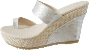 Espadrille Wedge Sandals Women Open Toe Slip on Retro Comfy Platform Sandals 2024 Fashion Trendy Beach Dressy Sandals