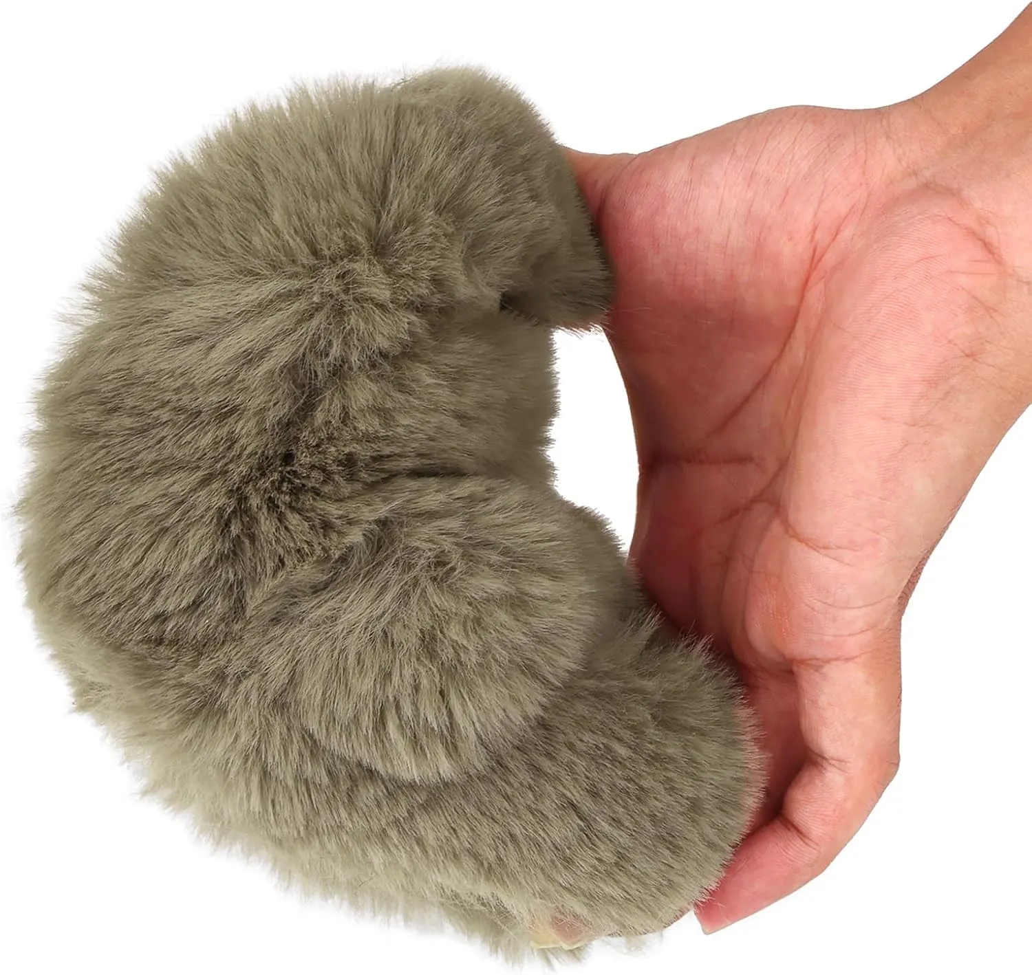 Girls Fuzzy Memory Foam Slippers Comfy丨Kids Fluffy Plush Open Toe House Slippers丨Slip On Furry Home Slides丨Indoor Outdoor Fur Flip Flop