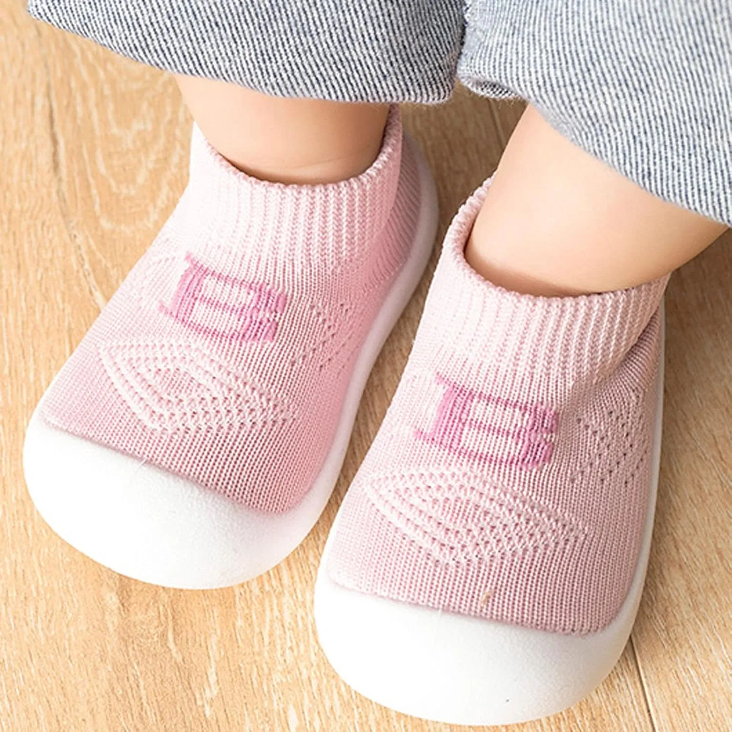 Infant Girls Boys Kids Leisure Shoes Letter Prints Mesh Soft Bottom Breathable Slip On Sport Shoes Slip on for Boys