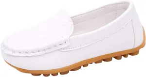 Kids Toddlers Boys Girls Loafers Casual Slip-On Moccasin Boat Dress Shoes Casual Shoes Formal Shoes Leather Flats