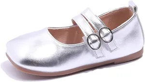 Little Girls Dress Shoes Ballet For Girls Wedding Party School Church Dress Shoes Casual Slip On Kids Slip on