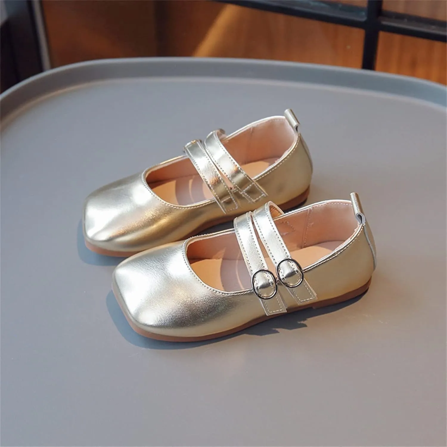 Little Girls Dress Shoes Ballet For Girls Wedding Party School Church Dress Shoes Casual Slip On Kids Slip on