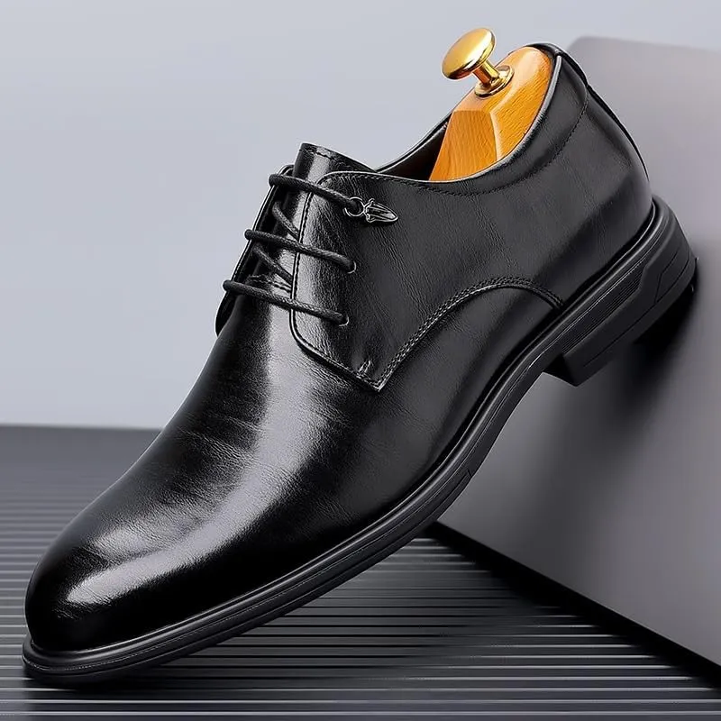 Mens Dress Shoes Men's Patent Leather Oxford Shoes Wedding Business Office Lace-Up Dress Shoes for Men(10)