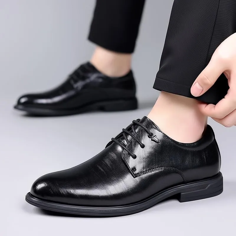 Mens Dress Shoes Men's Patent Leather Oxford Shoes Wedding Business Office Lace-Up Dress Shoes for Men(10)
