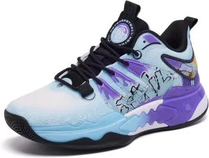 Men's Women's Basketball Shoes Fashion Breathable Sneakers Comfortable Leightweight Running Athletic Lace-Up Non Slip Sport Outdoor Shoe