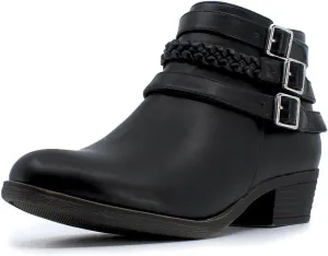 Nautica Women's Ankle Boot with Side Zipper - Stylish Dress Boot for Women | Featuring a Low Heel, Chic Design, and Versatile Sizing | The Perfect Ankle Bootie for Dressy and Casual Occasions - Alara