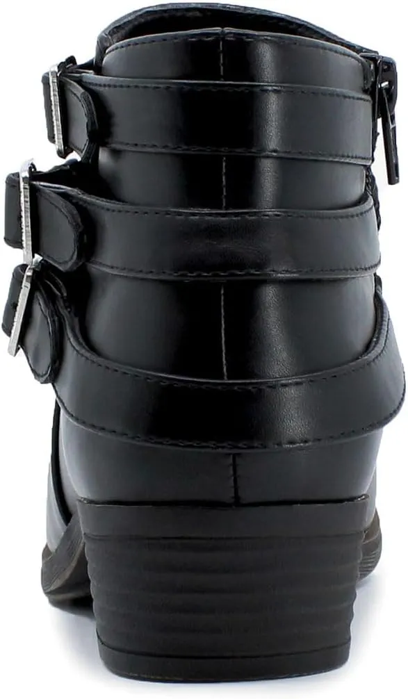Nautica Women's Ankle Boot with Side Zipper - Stylish Dress Boot for Women | Featuring a Low Heel, Chic Design, and Versatile Sizing | The Perfect Ankle Bootie for Dressy and Casual Occasions - Alara