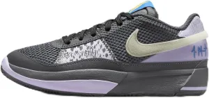 Nike Ja 1 Big Kids' Basketball Shoes (DX2294-002, Iron Grey/Lilac Bloom/Light Photo Blue/Glow) Size 1