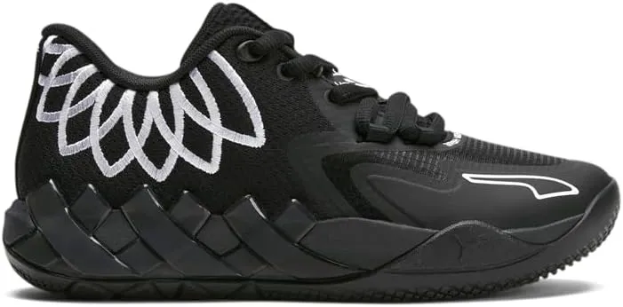 PUMA Kids Boys Mb1 Lo Basketball Sneakers Shoes - Black - Size 5.5 M