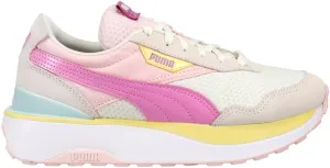 PUMA Kids Girls Cruise Rider Peony Lace Up Sneakers Shoes Casual - Beige - Size 7 M