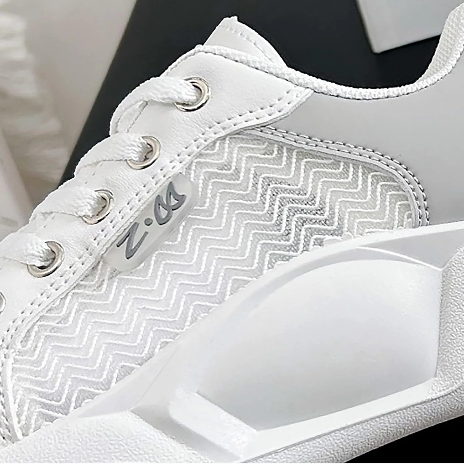 SBGMoSJ Wedge Sneakers for Women White Slip On Shoes Women Comfortable Wide Gym Shoes Women Slip On Womens Black Sneakers Size 9 Retro Womens Black Sneakers 8.5 Orthopedic