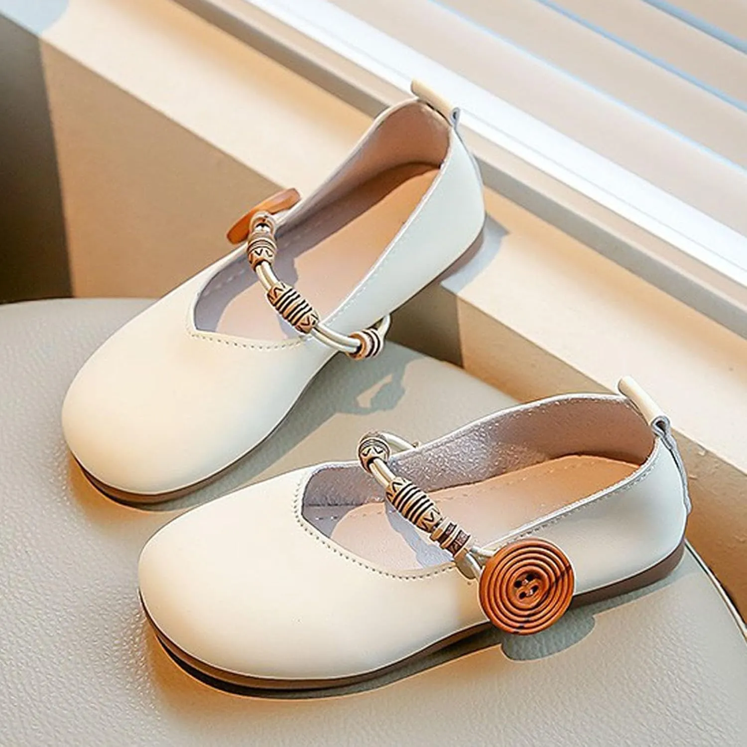 Toddler Girls Dress Shoes Comfortable Slip On Ballet Flats Dress Shoes for Business Casual Work Offic𝐞 Wedding