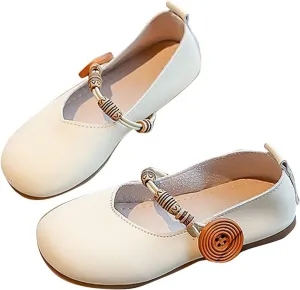 Toddler Girls Dress Shoes Comfortable Slip On Ballet Flats Dress Shoes for Business Casual Work Offic𝐞 Wedding