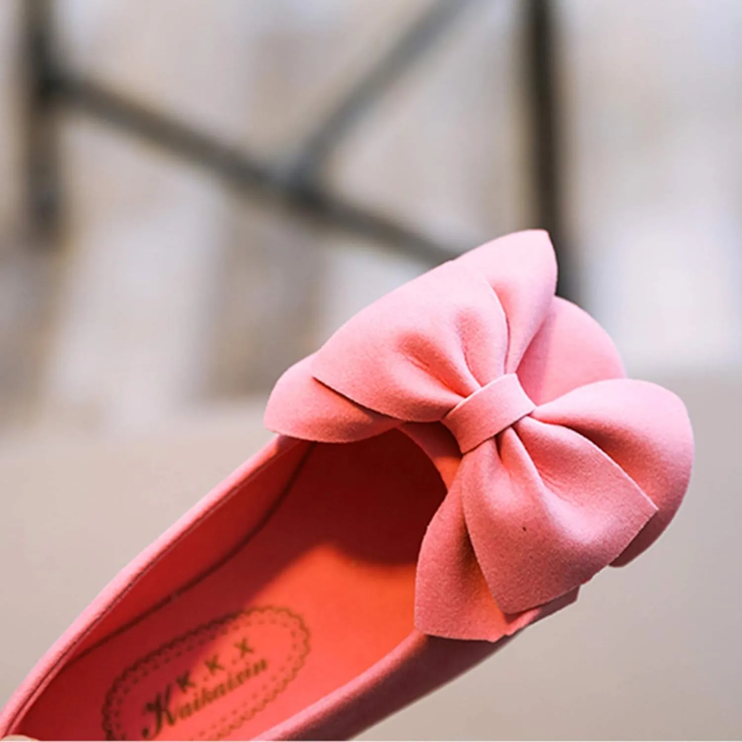 Toddler Slip on Mary Jane lats Little Girls Slip-On Bowknot Princess Tea Party Dance Single Dress Shoes
