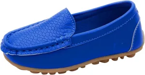 Toddlers Boys Baby Girls Loafers Casual Slip-On Moccasin Boat Dress Shoes Casual Shoes Formal Shoes Leather Flats