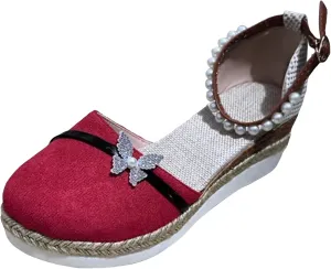 Women's Espadrilles Wedge Sandals Closed Toe Adjustable Strappy Casual Platform Sandal Wide Width Stretch Textile Beach Dressy Sandals