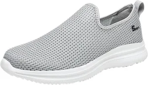Womens Running Shoes Lightweight Tennis Shoes Non Slip Mens Tennis Shoes Mesh Men's Casual Shoes White Sneakers White Tennis Shoe Loafers Casual Slip On