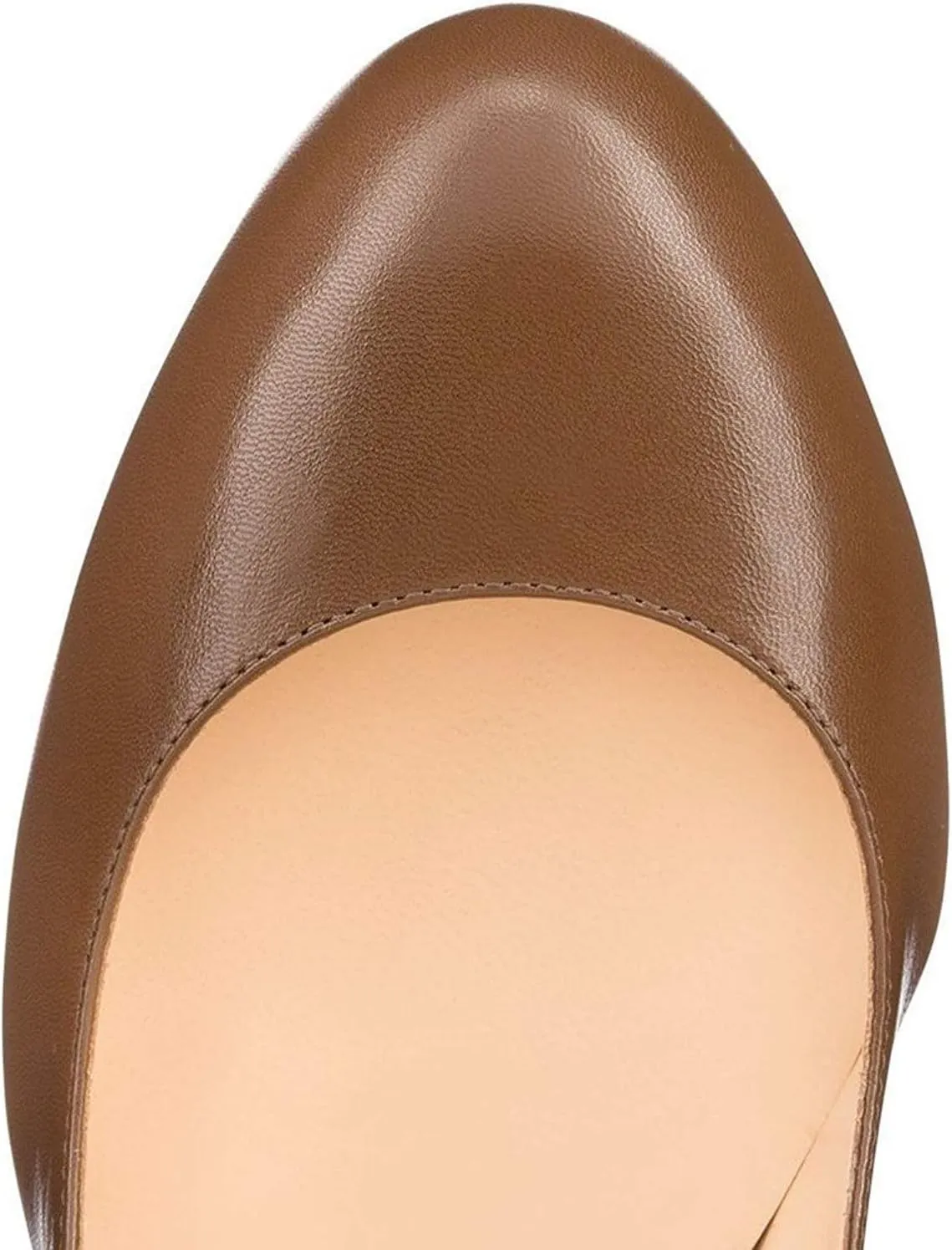 YODEKS Women's Round Toe Classic 10CM High Heel Pumps Slip On Stilettos Party Dress Shoes